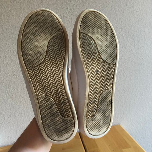 Steve Madden Fone Leopard & Gold Stripe White Sneakers, Size 8 - Picture 7 of 7